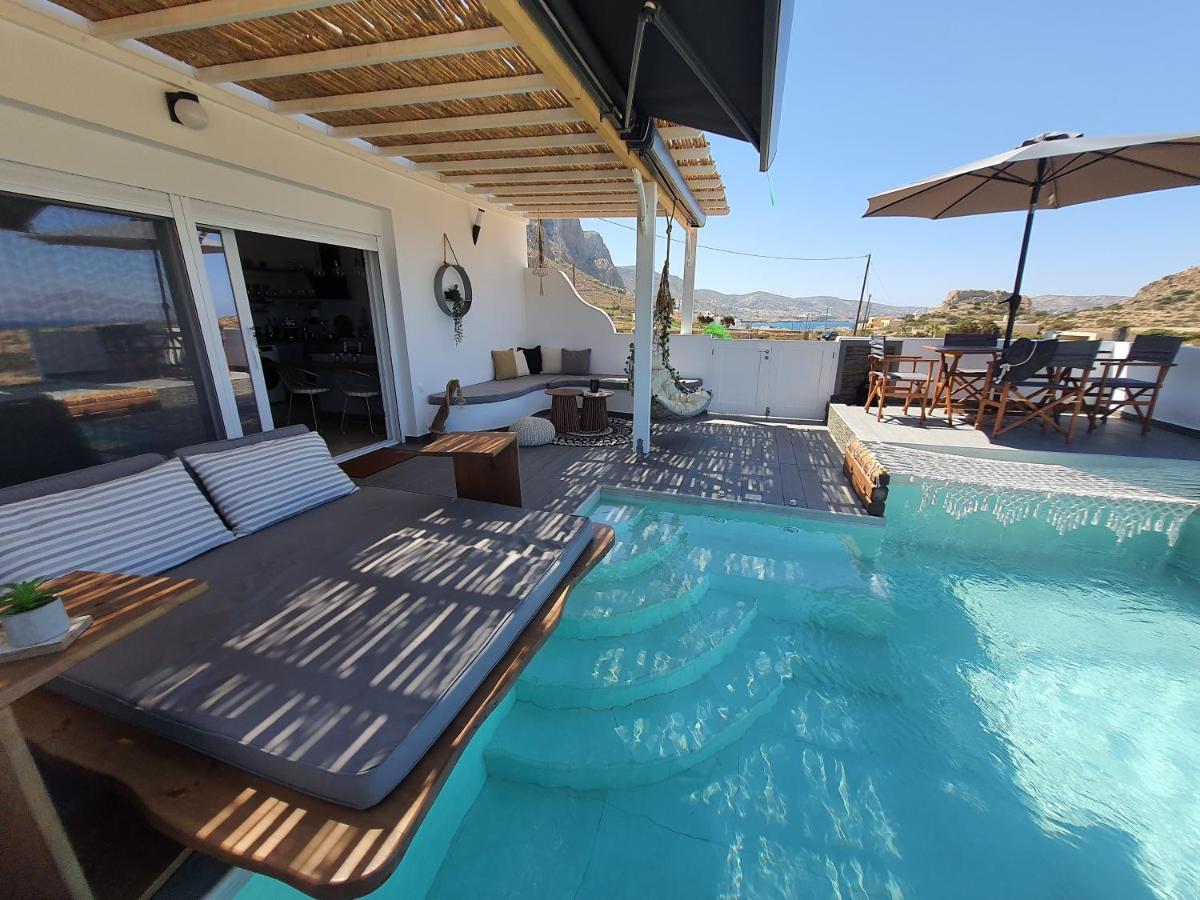Tramonto Luxury Villa No2 - Breathtaking Sunset View Foiníkion Exterior foto