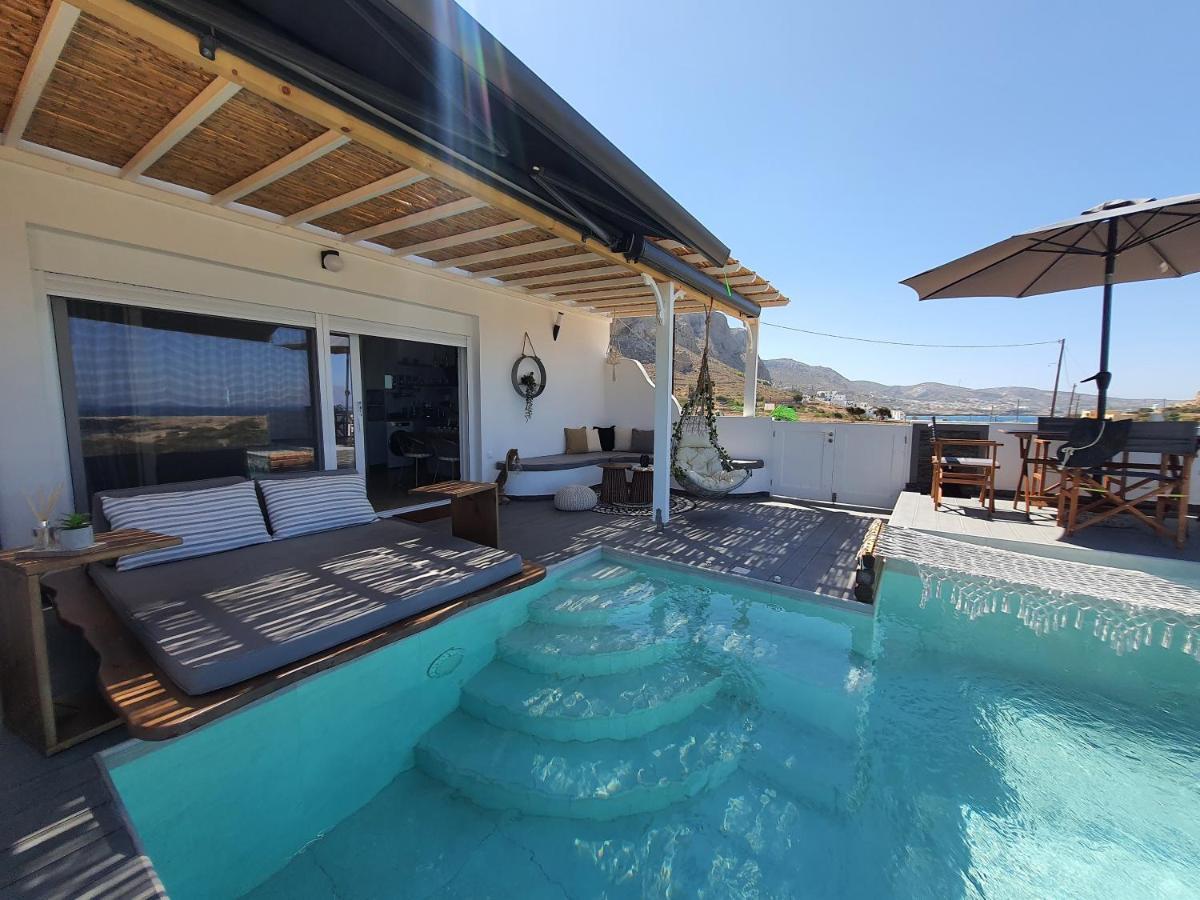 Tramonto Luxury Villa No2 - Breathtaking Sunset View Foiníkion Exterior foto